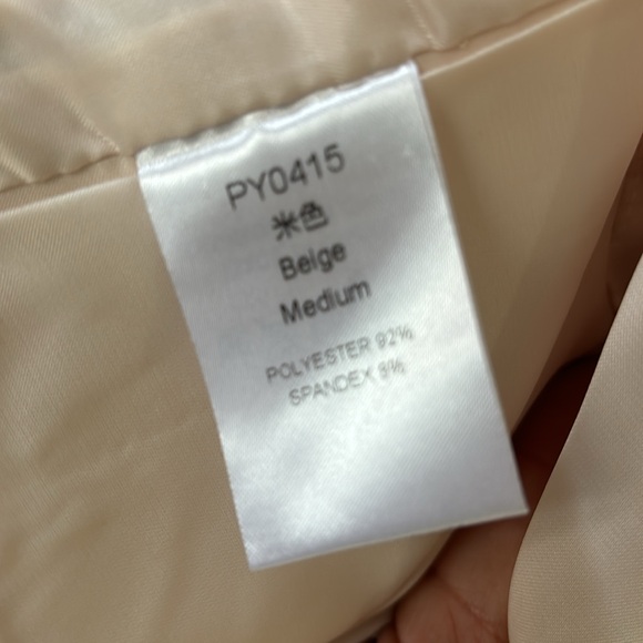 New women’s Sz L blush pink open front elegant classy formal cape blazer top - Picture 10 of 10